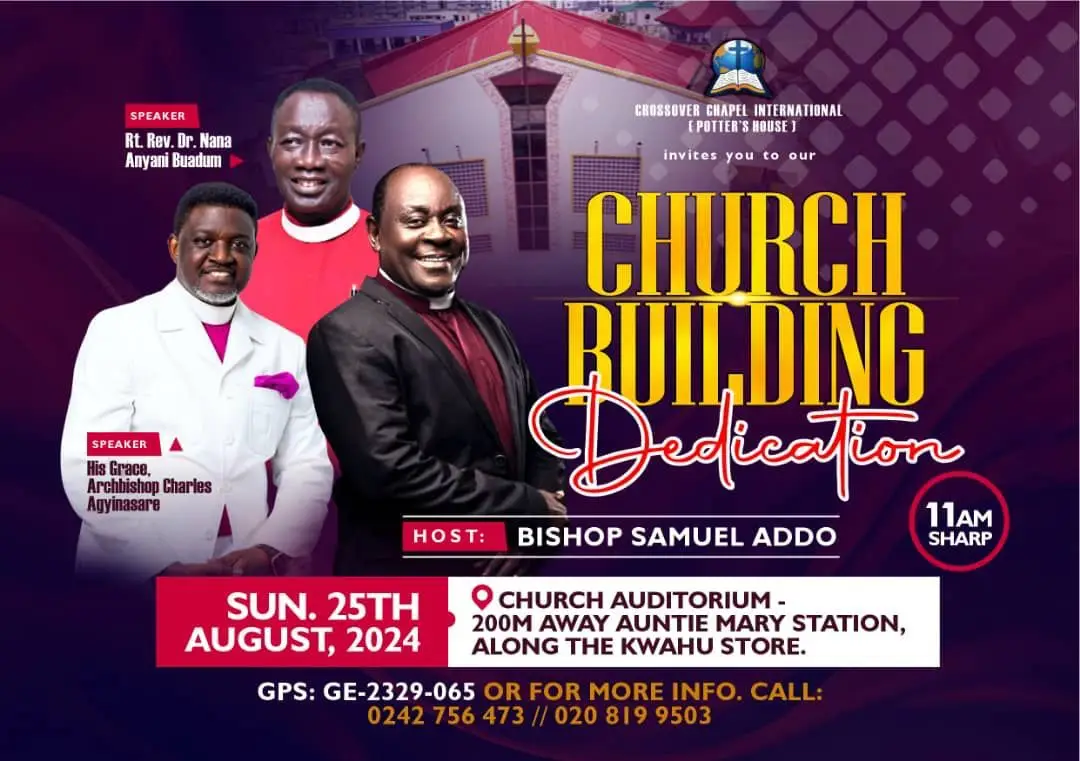 A New Chapter Unfolds: Crossover Chapel International, Potter's House Dedicates New Church Building! 1 A New Chapter Unfolds: Crossover Chapel International, Potter's House Dedicates New Church Building!